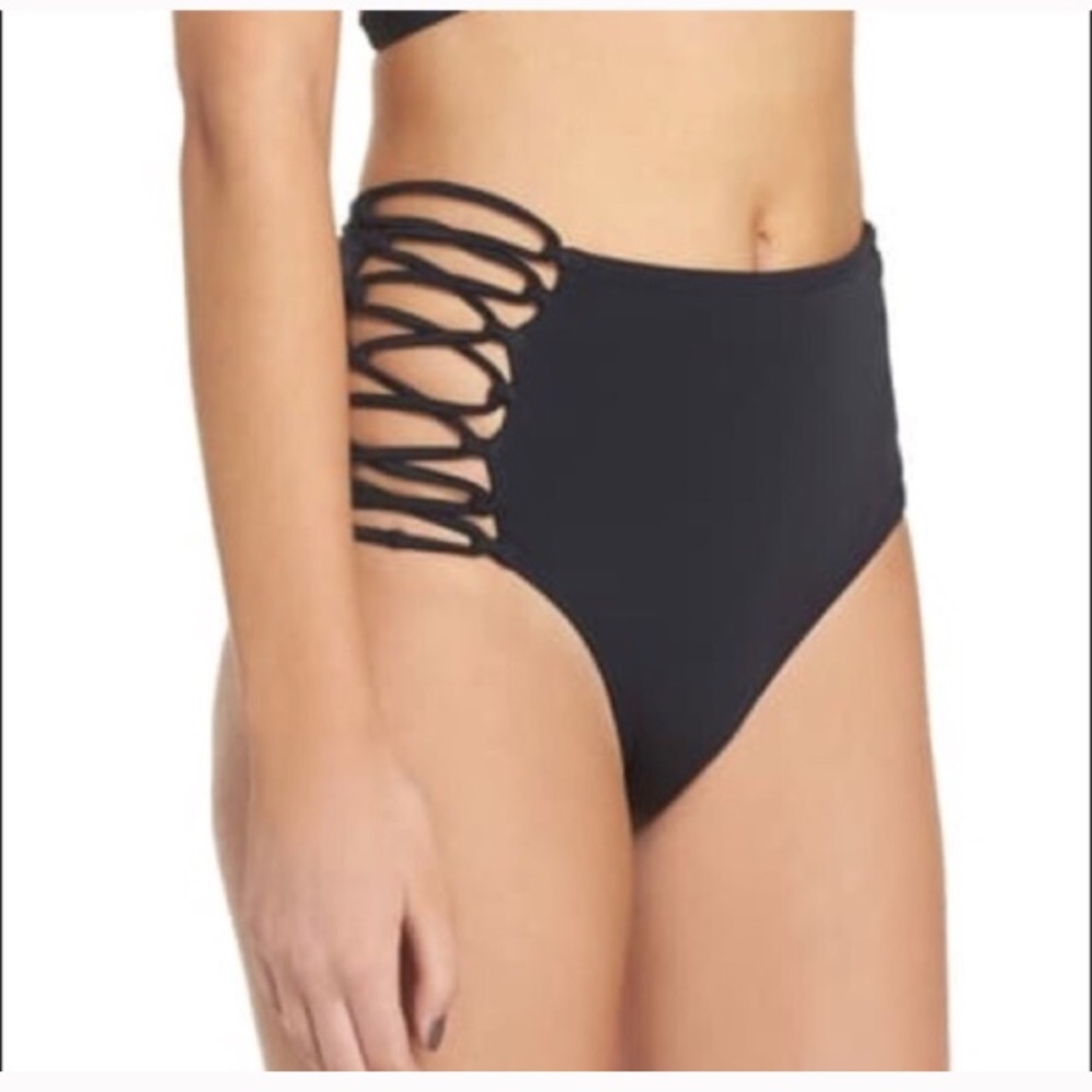 Leith Strappy High Waisted Bikini Bottom
